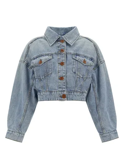 Zimmermann Denim Jacket In Lightblue