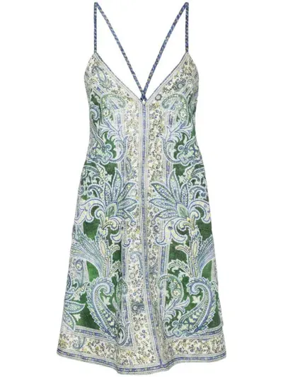 Zimmermann Dresses In Green/blue