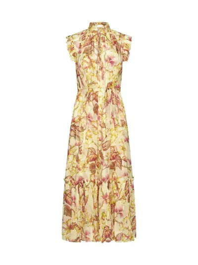 Zimmermann Dresses In Yellow Hibiscus