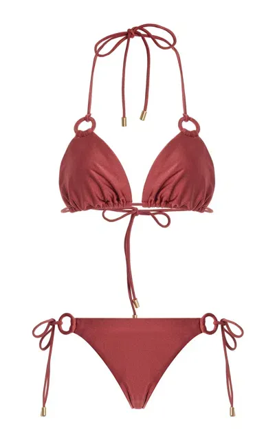 Zimmermann Exclusive Waverly Bikini In Red