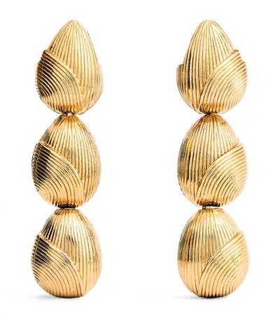 Zimmermann Gold-plated Pebble Drop Earrings