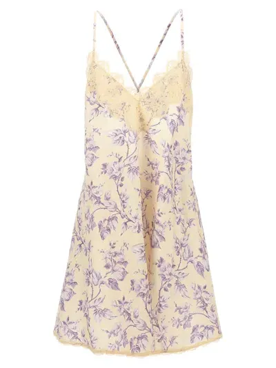 Zimmermann Multicolor Floral Print Mini Dress