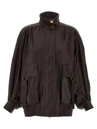 Zimmermann Ilustration Jacket In Brown