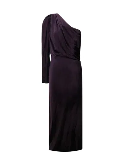 Zimmermann Long Dress In Aubergine