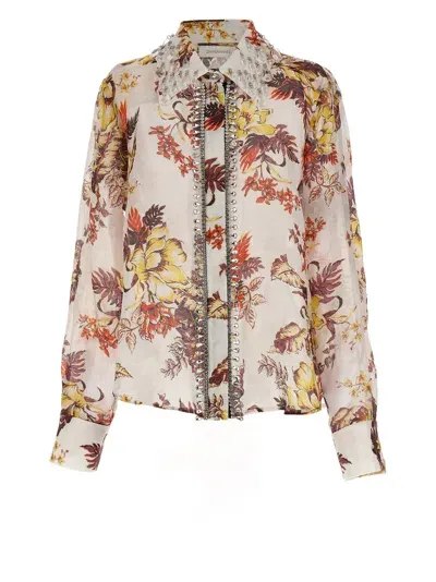 Zimmermann 'matchmaker Tropical' Shirt In Multi