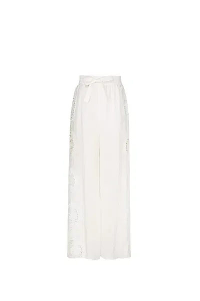 Zimmermann Pants In Ivory