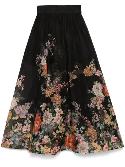 Zimmermann Pavilion Midi Skirt