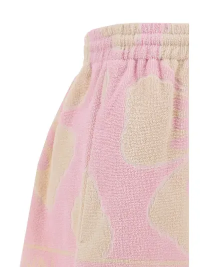 Zimmermann Pop Towelling Shorts In Pink