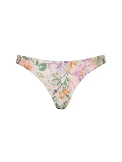 Zimmermann Print Bikini Swimsuit In Multicolour