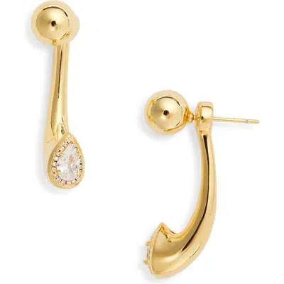 Zimmermann Radiant Front/back Earrings In Gold