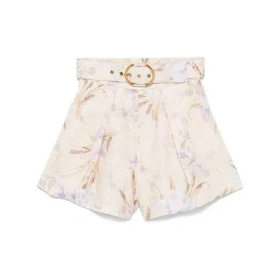 Zimmermann Shorts In Beige