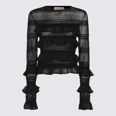 Zimmermann Sweaters In Black