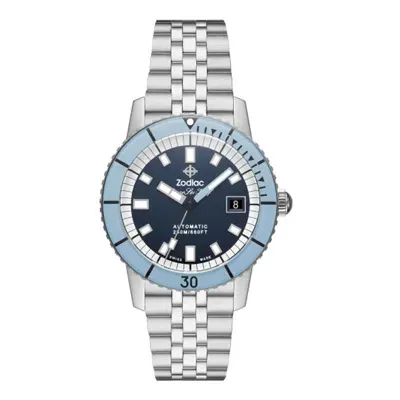 Zodiac Mod. Super Sea Wolf 53 Compression Automatic In Metallic