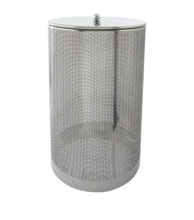 Zodiac Round Laundry Basket In Metallic