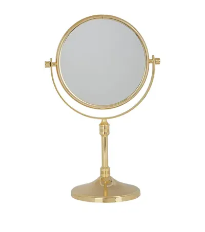 Zodiac Wall Mounted Double Sided Mirror In Gold