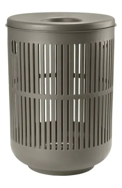 Zone Denmark Ume Laundry Basket With Lid In Taupe