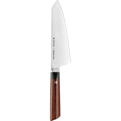 Zwilling Bob Kramer Meiji 7-inch Fine Edge Santoku Knife In Stainless Steel