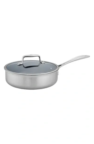 Zwilling Clad Cfx 3-quart Nonstick Sauté Pan In Metallic