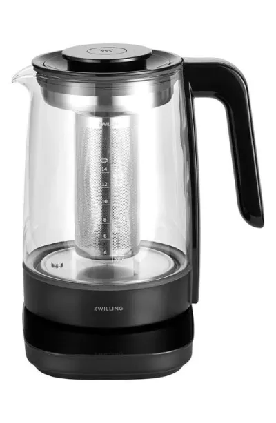 Zwilling Enfinigy Electric Glass Kettle In Black