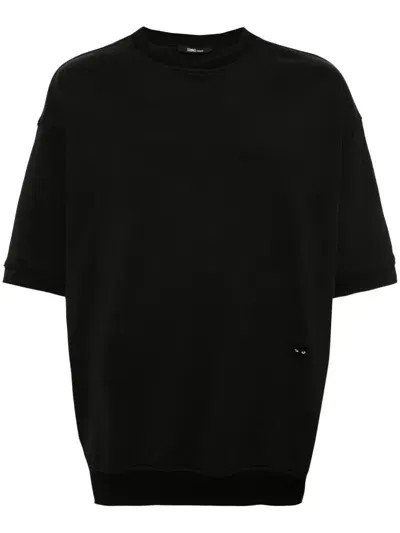 Zzero By Songzio Logo Patch T-shirt In Black