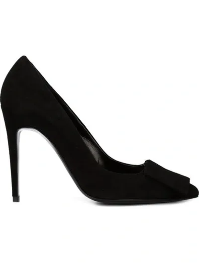 Pierre Hardy Black Suede Obi Heels