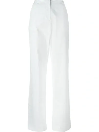 Maison Margiela Classic Palazzo Pants In White