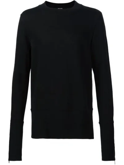 Ann Demeulemeester Elongated Sleeve Sweatshirt In Black