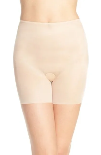 Spanx Remarkable Relief Graduated Compression Shaping Sheers In Soft Nude