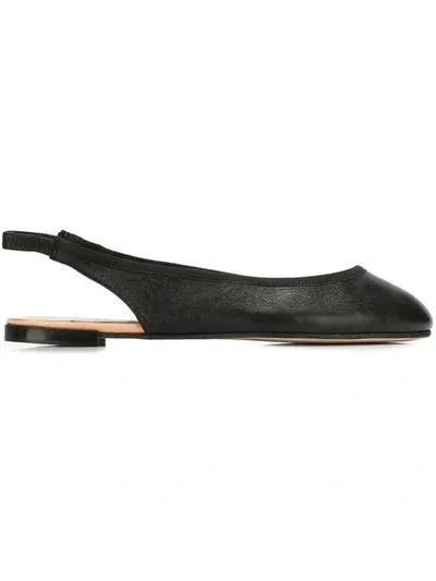 Polder Slingback Ballerinas In Black