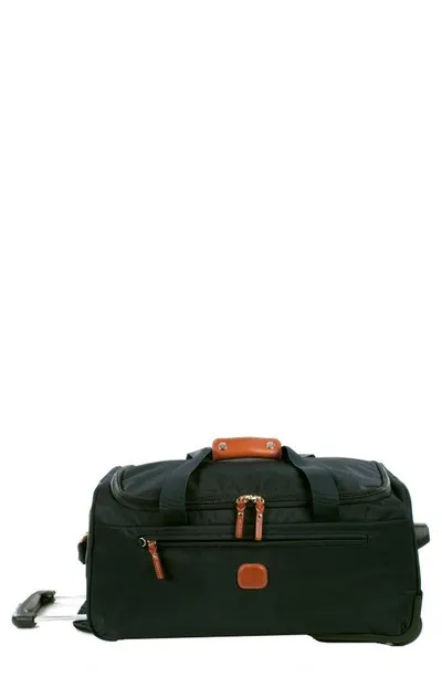 Bric's Brics X-bag 21-inch Rolling Carry-on Duffle Bag In Olive