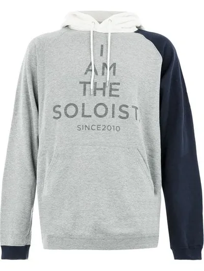 Takahiromiyashita The Soloist The Soloist Hoodie In Grey