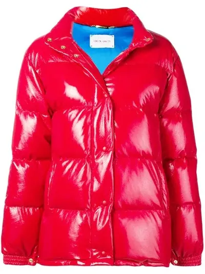 Alberta Ferretti Red Down Jacket Saturday