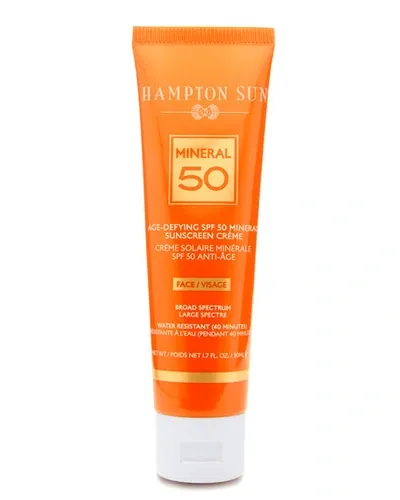 Hampton Sun Age-defying Mineral Cr&#232;me Sunscreen For Face Spf 50