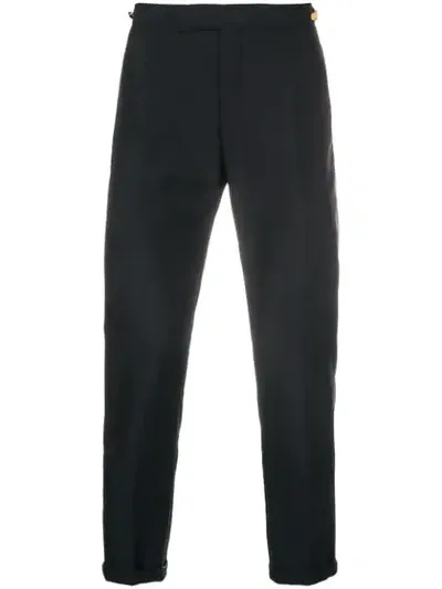 Thom Browne Selvedge Stripe Skinny-fit Trouser In Blue