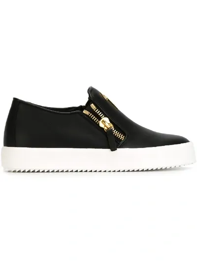 Giuseppe Zanotti Slip-on-sneakers In Black