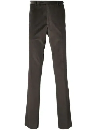 Corneliani Corduroy Trousers In Brown