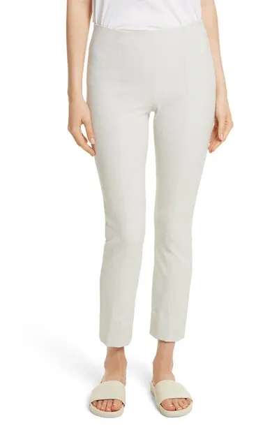 Vince Stitch-front Seam Leggings In Gesso