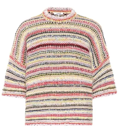 Ganni Brookhaven Striped Sweater In Multi