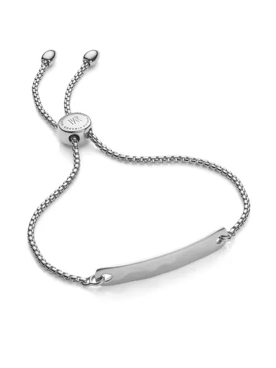 Monica Vinader Silver Havana Mini Chain Friendship Bracelet