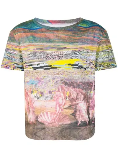 Maison Margiela Short Sleeve T-shirt In Multicolor