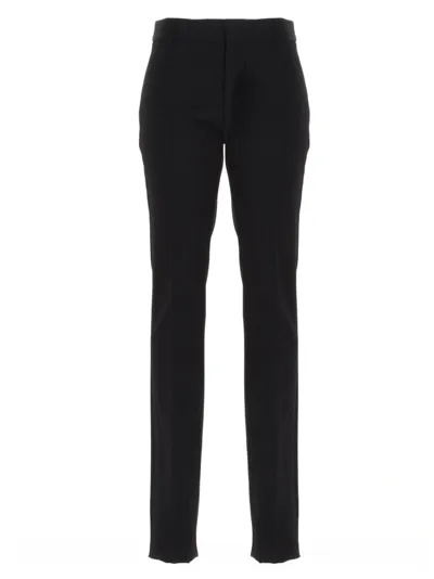 Saint Laurent High-rise Skinny Jeans In Black