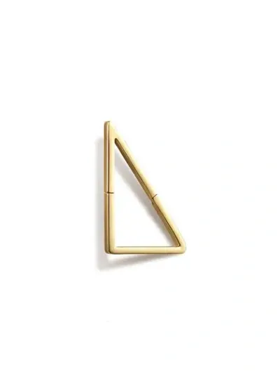 Shihara Women's 18k Yellow Gold Triangle Form Single Earring 15