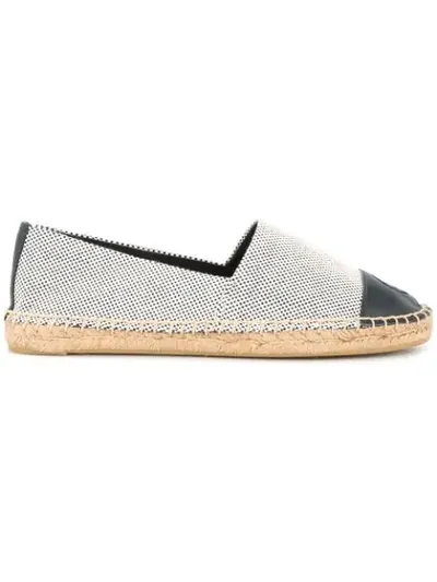 Tory Burch Colour-block Espadrilles In White