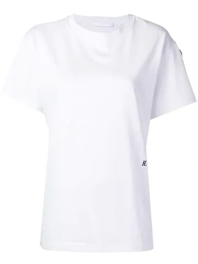 Helmut Lang Ring Detail T-shirt In White