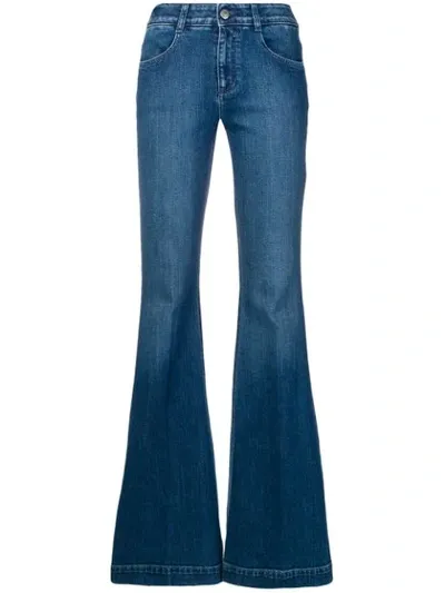 Stella Mccartney Flared Jeans In Blue