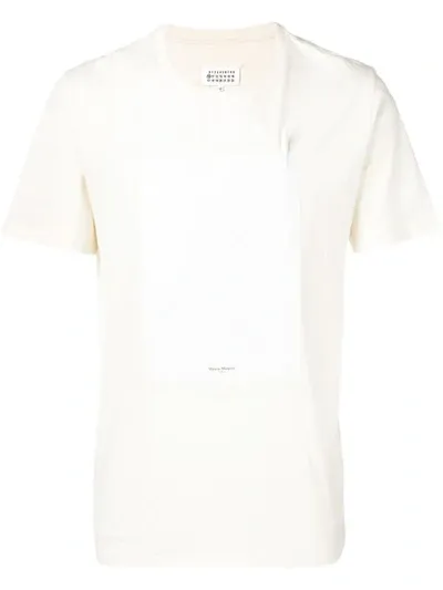 Maison Margiela Logo Print T-shirt In Neutrals