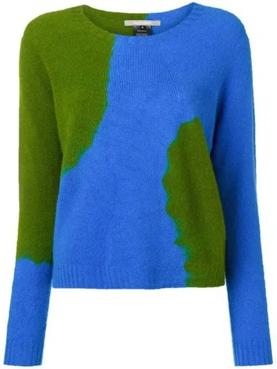 Suzusan Cashmere Two In Green/blue