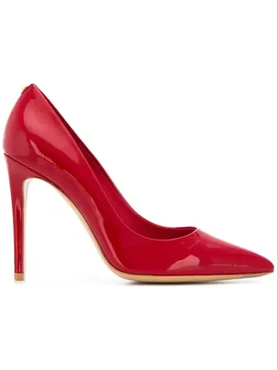 Ferragamo Classic Pointed Pumps In Red