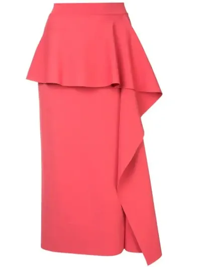 Stella Mccartney Ruffled Skirt In Pink