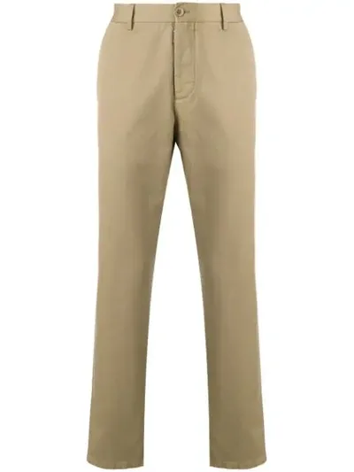 Maison Margiela Regular Fit Trousers In Neutrals